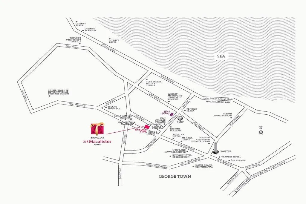 Navy Studio At Tropicana 218 At Central Location & Food Hunt Friendly George Town 0*,
